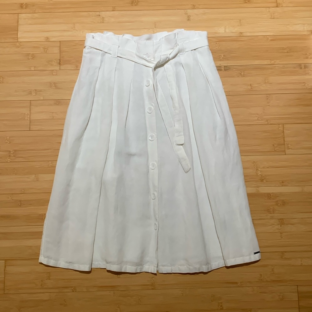 Volcom Junior's Deep Tracks Paper Bag High Waisted Skirt